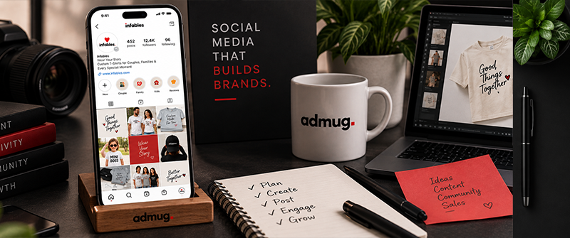 Social media marketing for brands – ADMUG Studio