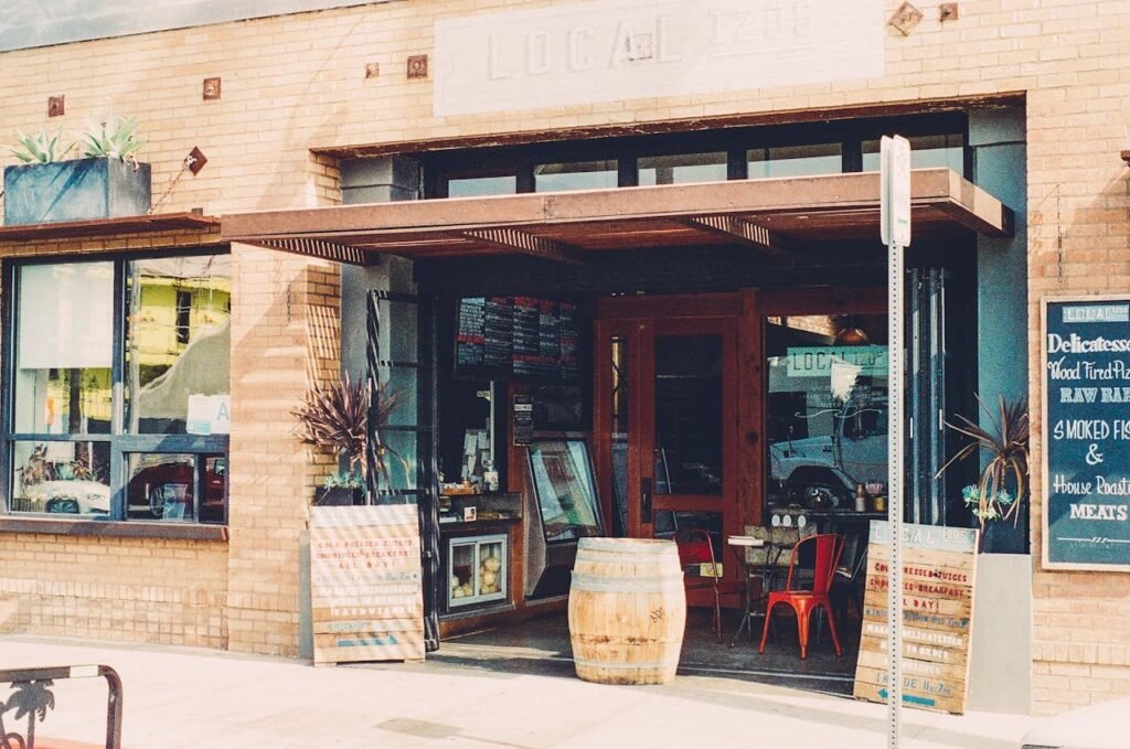 Brand identity on a shopfront