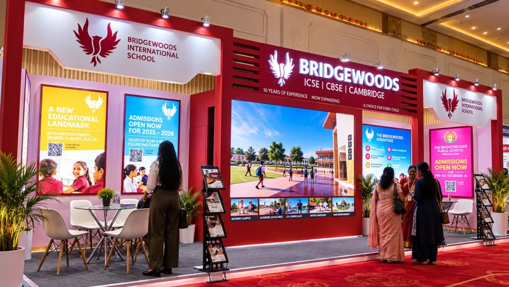 Exhibition stall and corporate event by ADMUG Studio